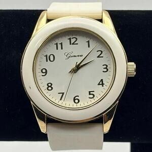 Retro Gold & Cream Geneva Men's Watch